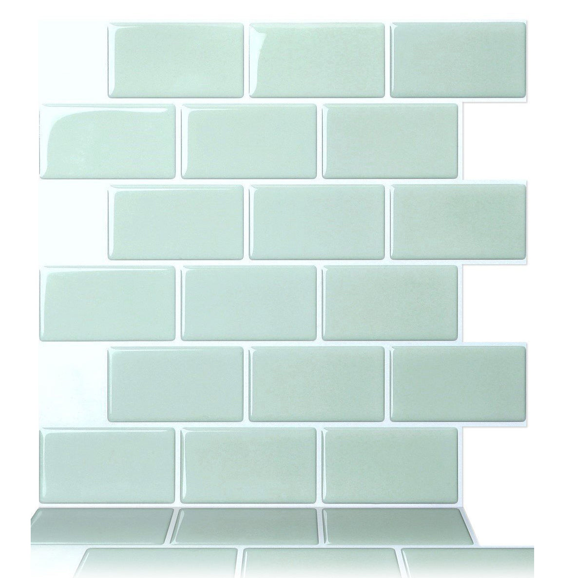Avtoit | Modern Peel and Stick Wall Tile PVC Offset Joint Peel and Stick Wall Tile