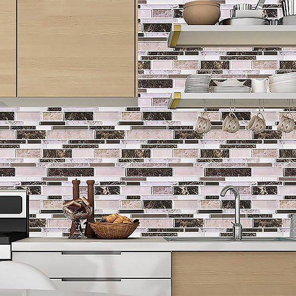 Avtoit | Modern Peel and Stick Wall Tile PVC Offset Joint Peel and Stick Wall Tile