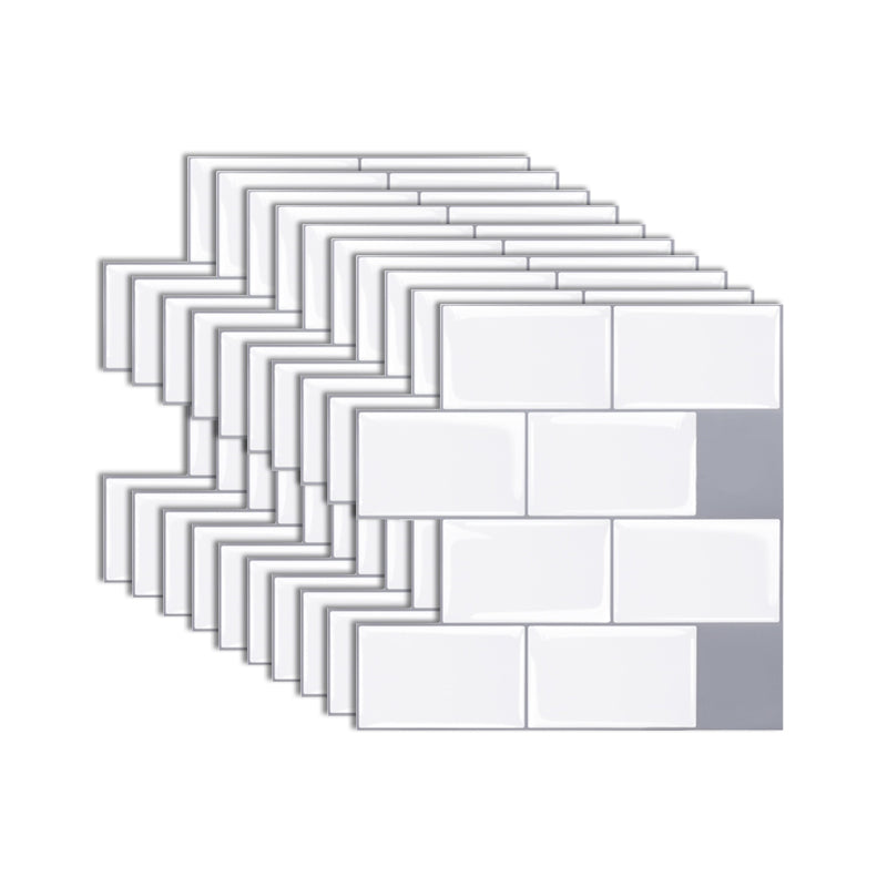 Avtoit | Modern Tile Peel & Stick PVC Rectangular Subway Tile Peel and Stick Wall Tile
