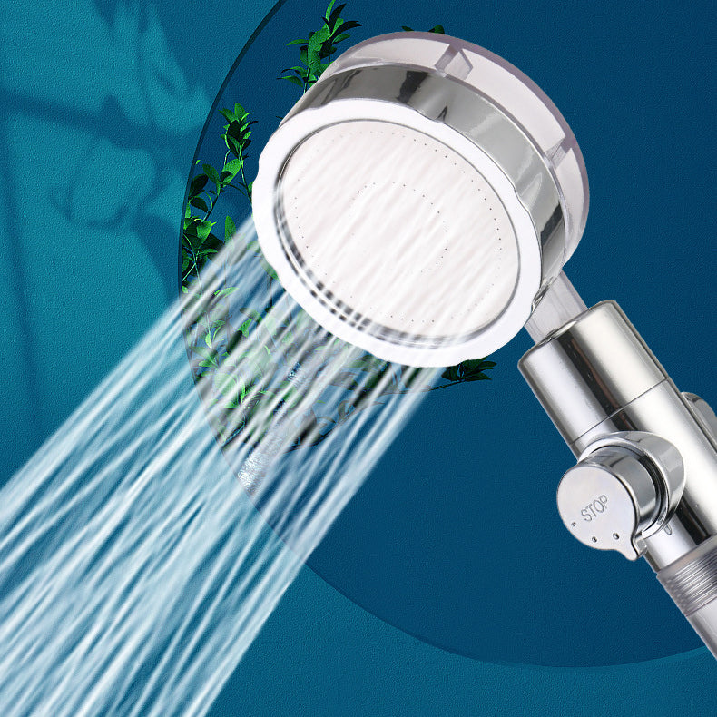 Avtoit | Plastic Shower Head Round Handheld Shower Head with Adjustable Water Flow