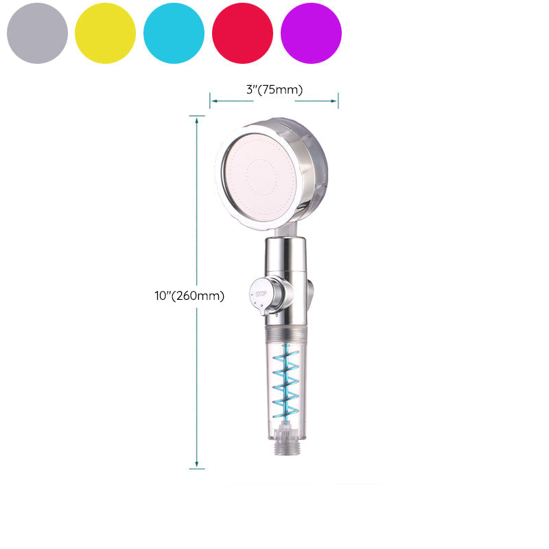Avtoit | Plastic Shower Head Round Handheld Shower Head with Adjustable Water Flow