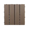 Avtoit | 30 cm x 30 cm Square PVC Terrace Tiles Snap Installation Outdoor Floor Tiles