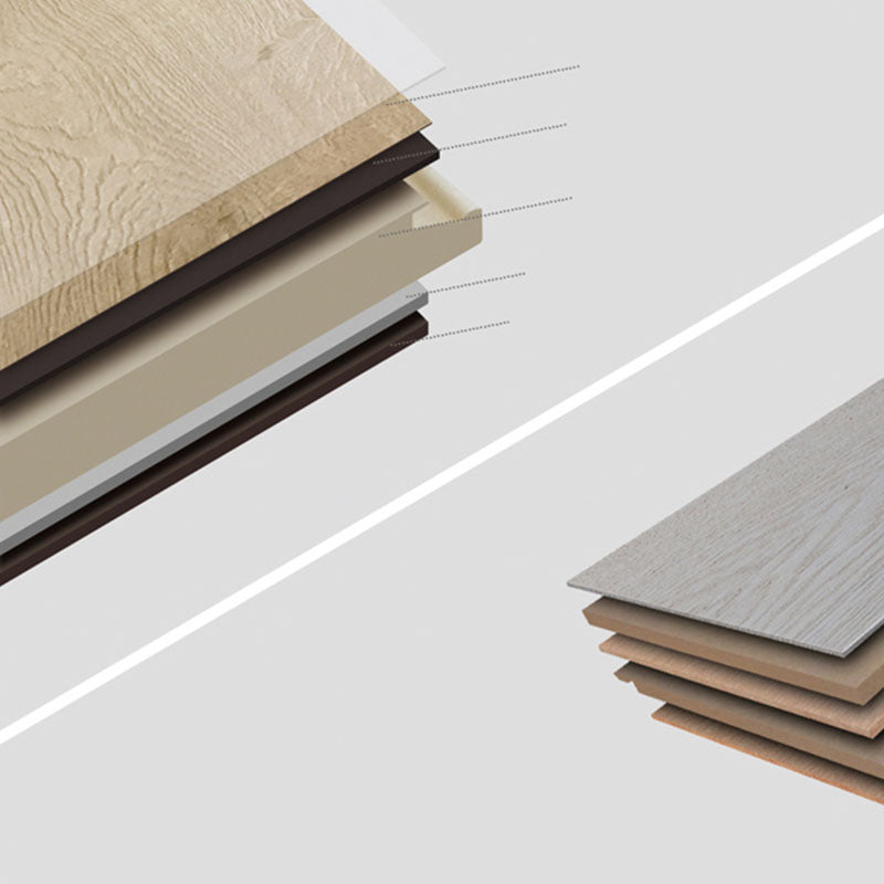 Avtoit | Modern Interior Flooring Wood Look Peel and Stick Rectangular Flooring Vinyl