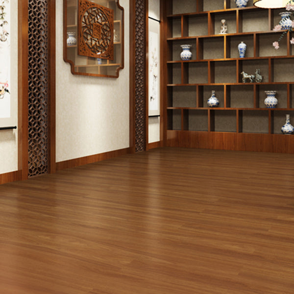 Avtoit | Smooth PVC Flooring Peel and Stick Wood Look Rectangular Vinyl Flooring