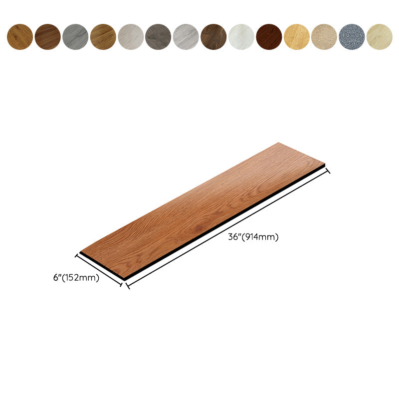 Avtoit | Rectangle PVC flooring Peel and Stick Smooth Woodlook Vinyl floor