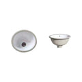 Avtoit | Modern Under-mount Sink Oval Porcelain with Pop-Up Drain Sink