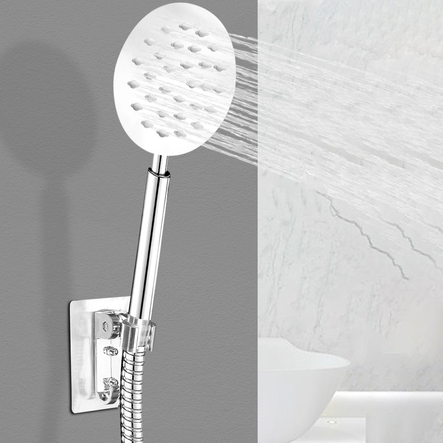 Avtoit | Round Shower Head Stainless Steel 3 Sprays Wall Mounted Hand Shower