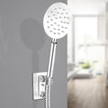 Avtoit | Round Shower Head Stainless Steel 3 Sprays Wall Mounted Hand Shower