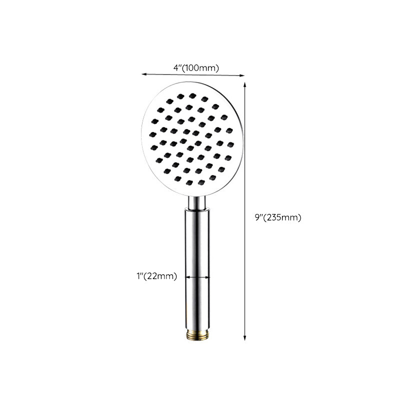 Avtoit | Round Shower Head Stainless Steel 3 Sprays Wall Mounted Hand Shower