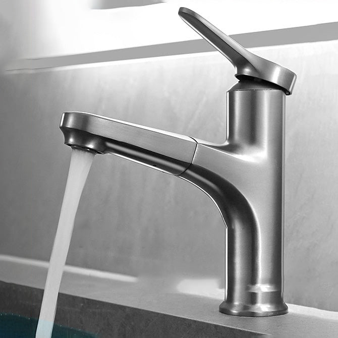 Avtoit | Contemporary Bath Faucet Brass Lever Handle Pull-Out Sink Faucet