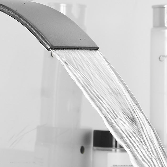 Avtoit | Modern Bathtub Faucet Waterfall Spout Lever Handle Brass Sink Faucet