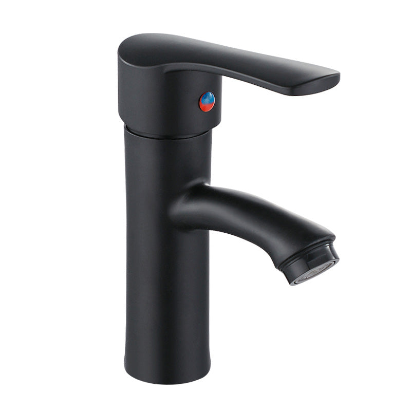 Avtoit | Contemporary Faucet Brass Black Bathroom Lever Handle Single Hole Sink Faucet