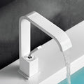 Avtoit | Unique Sink Faucet Bathroom Brass Solid Color Waterfall Spout Faucet