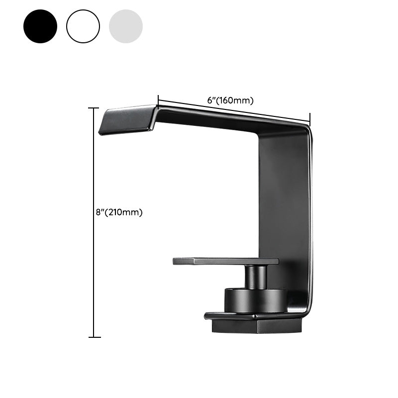 Avtoit | Unique Sink Faucet Bathroom Brass Solid Color Waterfall Spout Faucet