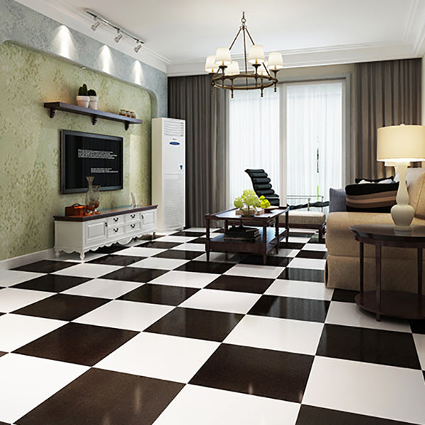 Avtoit | Smooth PVC Floor Covering Peel and Stick Waterproof Square Vinyl Flooring