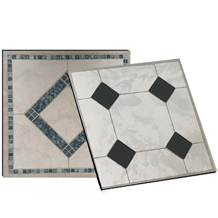 Avtoit | Smooth PVC Floor Covering Peel and Stick Waterproof Square Vinyl Flooring