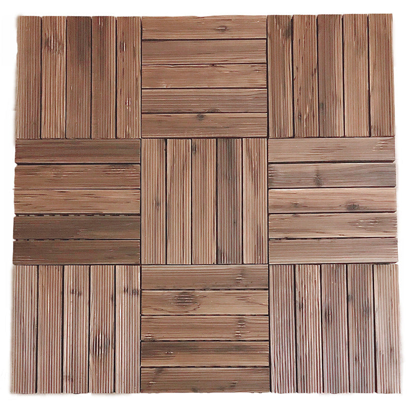 Avtoit | Traditional Wood Laminate Floor Stain Resistant Laminate Plank Floor Set of 11