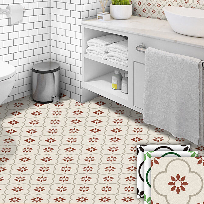 Avtoit | Square Peel and Stick Back Wall Plastic Single Tile Wallpaper with Non-Slip Surface