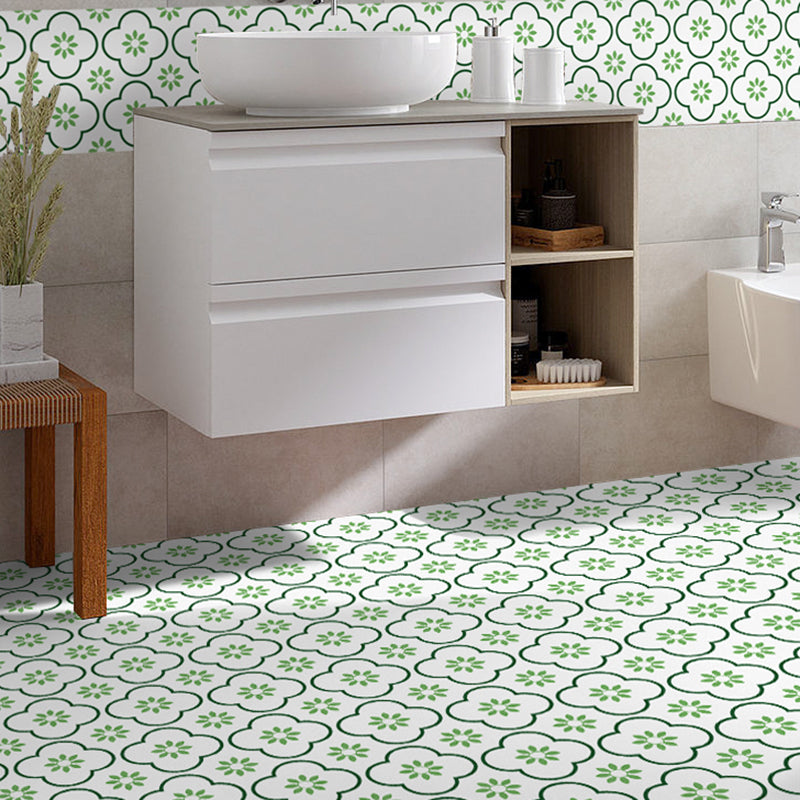 Avtoit | Square Peel and Stick Back Wall Plastic Single Tile Wallpaper with Non-Slip Surface