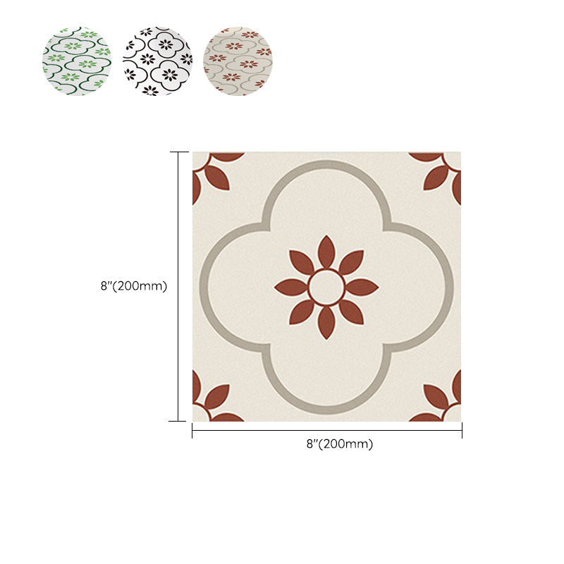 Avtoit | Square Peel and Stick Back Wall Plastic Single Tile Wallpaper with Non-Slip Surface