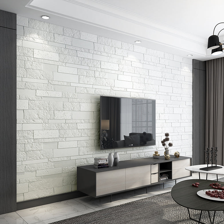 Avtoit | Industrial 3D Brick Wall Plank Bathroom Living Room Wall Panel Set of 10