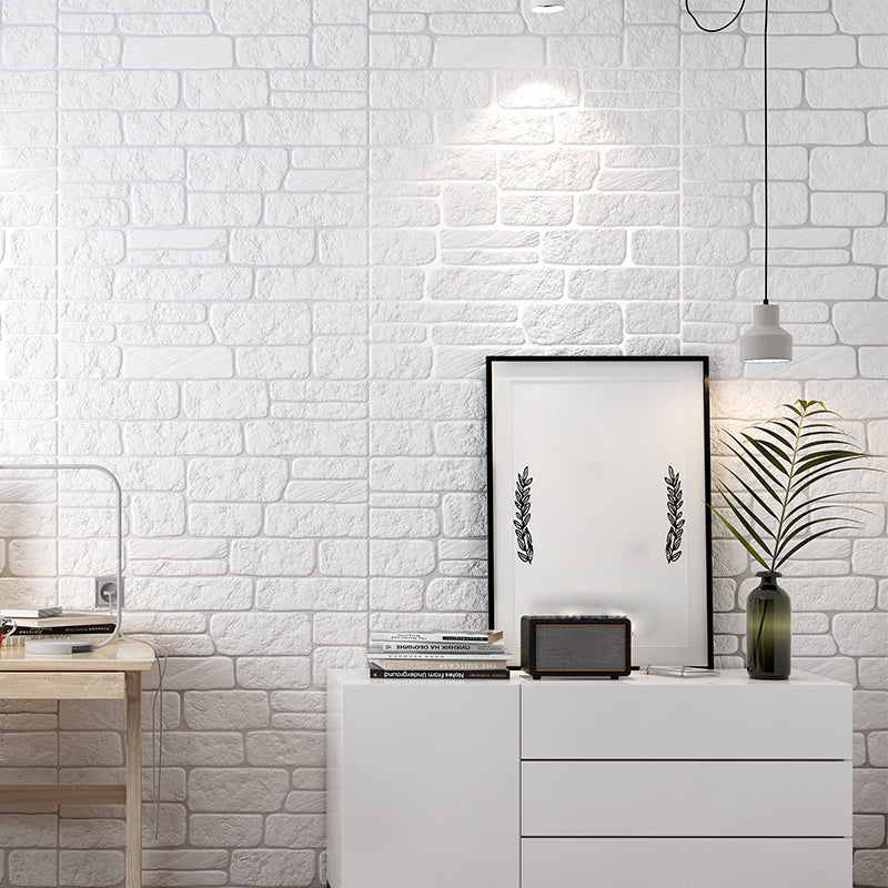Avtoit | Industrial 3D Brick Wall Plank Bathroom Living Room Wall Panel Set of 10