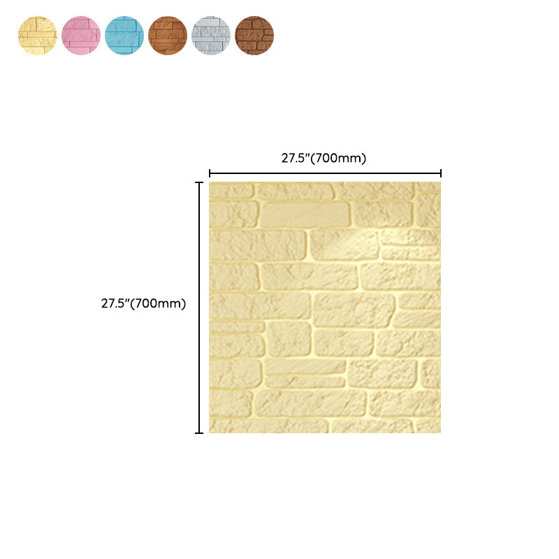 Avtoit | Industrial 3D Brick Wall Plank Bathroom Living Room Wall Panel Set of 10
