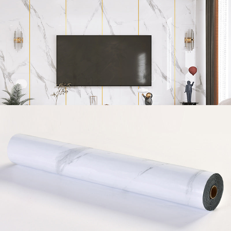 Avtoit | Modern Pearl Wall Bowl PVC Wall Access Plate Peel and Adhesion Tin Plate
