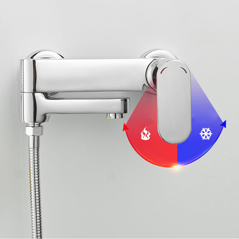 Avtoit | Modern Lever Mixer Bathtub Faucet Wall Mounted Bathtub Faucet