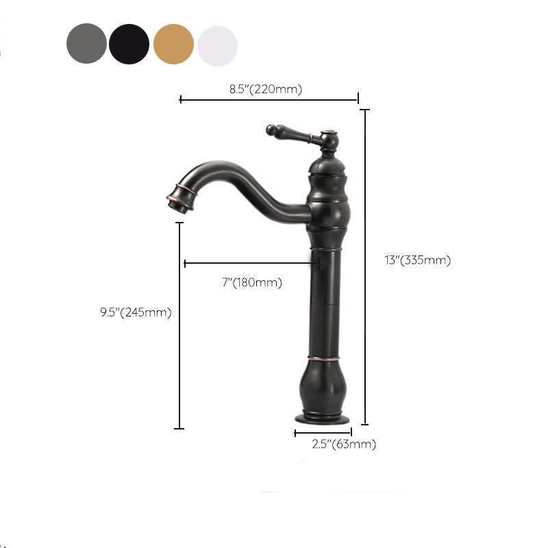 Avtoit | Vintage Bathroom Bathtub Faucet Single Lever Wall Mounted Bathtub Faucet