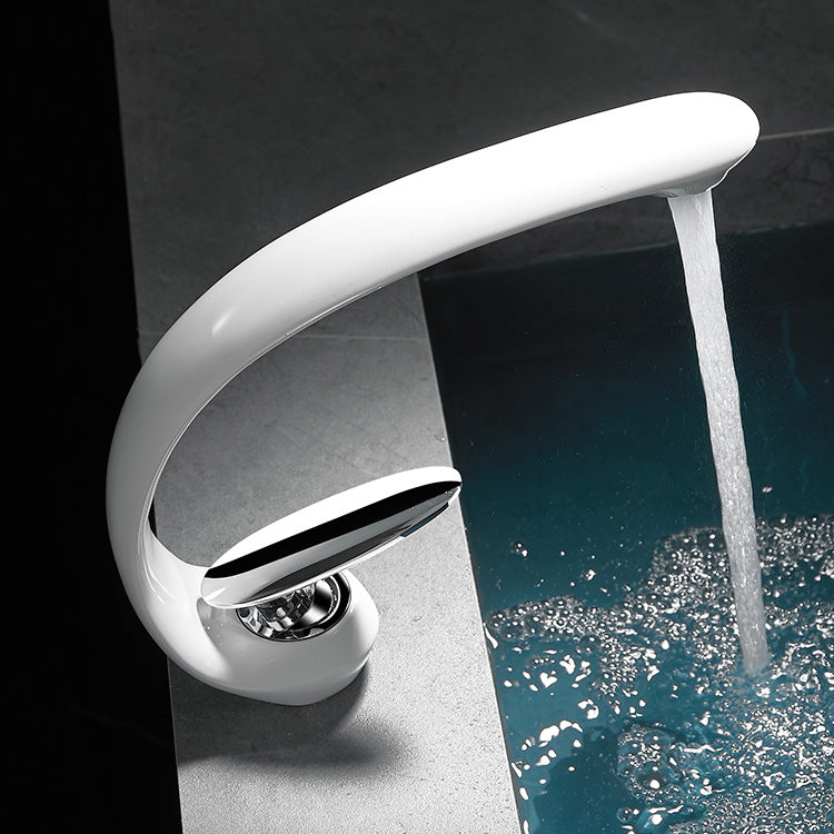 Avtoit | Unique Bathroom Waterfall Spout Brass Basin Faucet