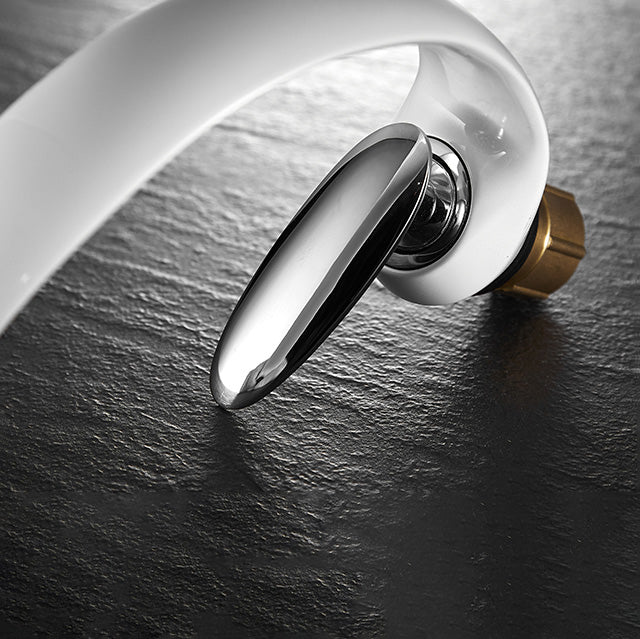 Avtoit | Unique Bathroom Waterfall Spout Brass Basin Faucet