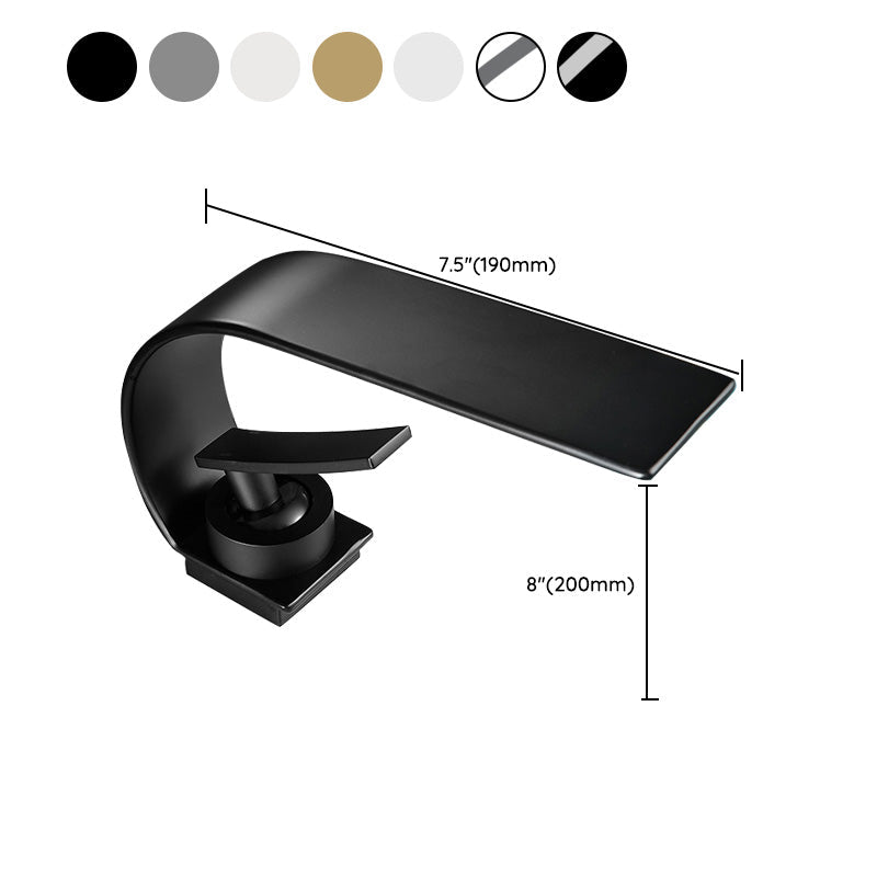 Avtoit | Unique Bathroom Waterfall Spout Brass Basin Faucet