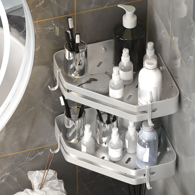 Avtoit | Modern 2/3-piece Bathroom Set Stainless Steel Triangle Bath Shelf made of Aluminum