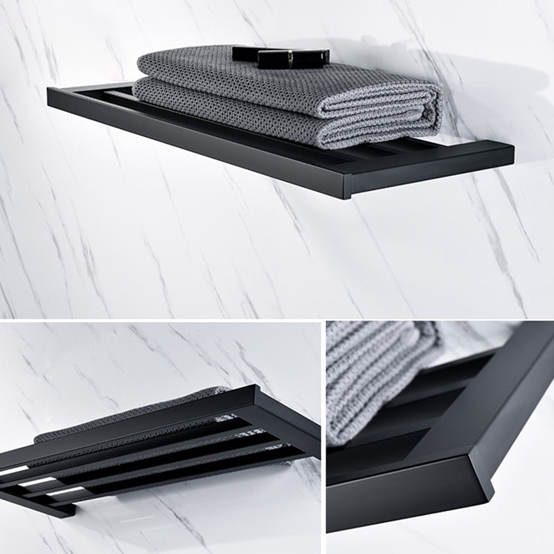 Avtoit | 5-piece Modernism Bathroom Accessory Set in Matte Black Stainless Steel