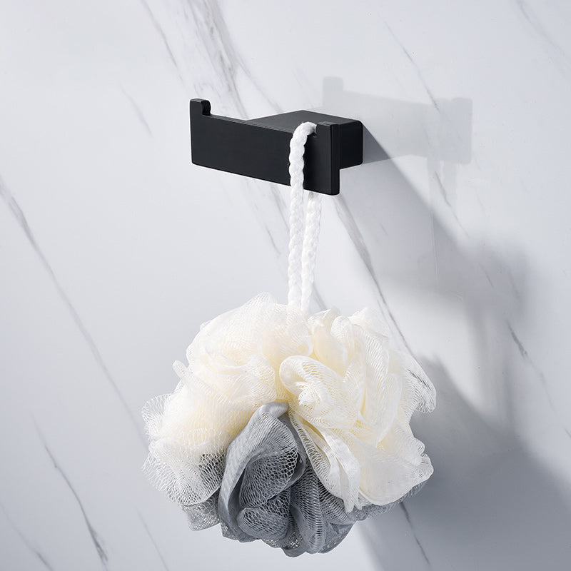 Avtoit | 5-piece Modernism Bath Accessory Set in Matte Black Stainless Steel