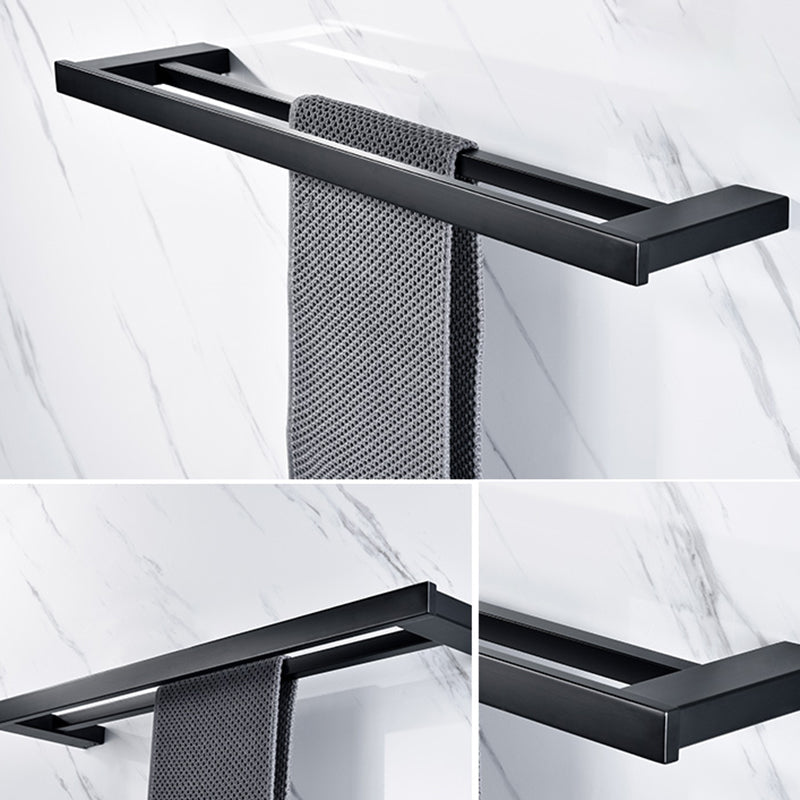 Avtoit | 5-piece Modernism Bath Accessory Set in Matte Black Stainless Steel