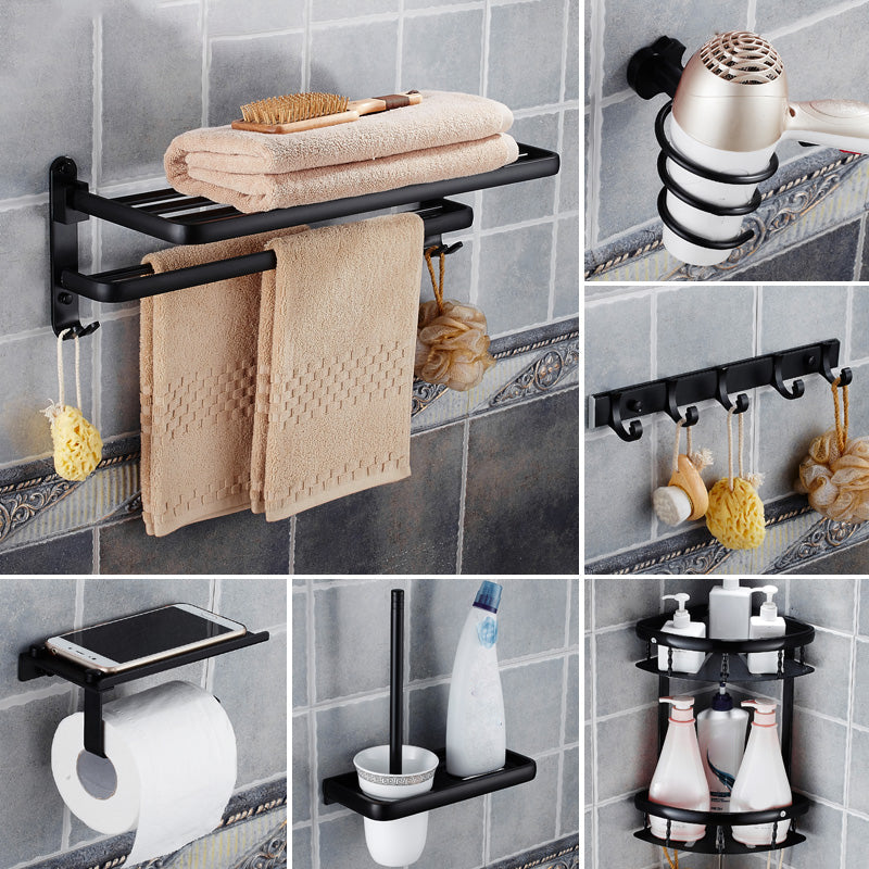 Avtoit | Modern Bathroom Accessories Hardware Set Black Accessories Hardware Set