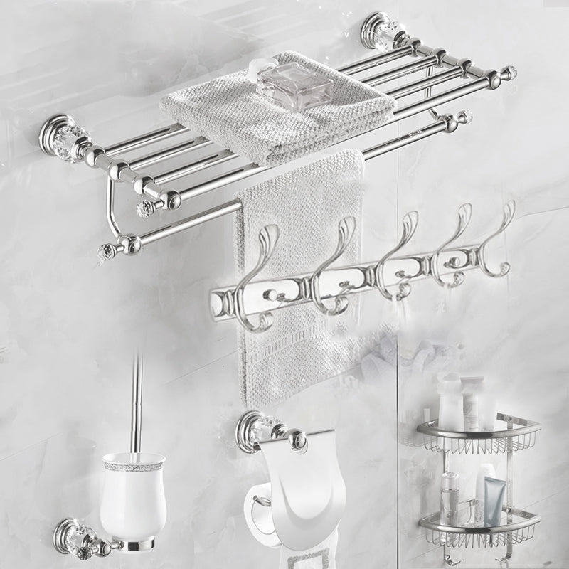 Avtoit | Modern Bathroom Accessories Hardware Set Silver Accessories Hardware Set