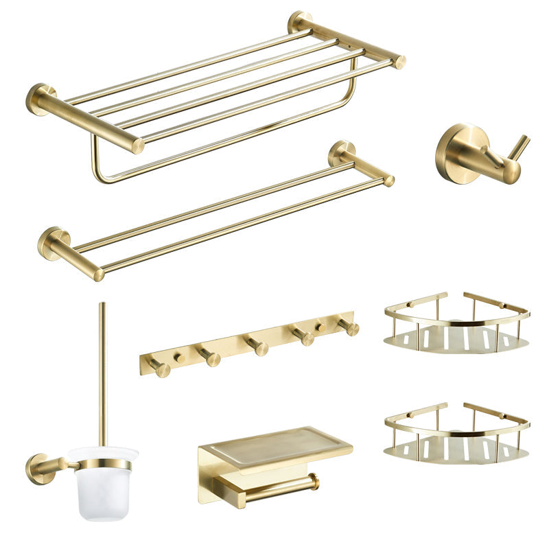 Avtoit | Traditional Brushed Brass Bathroom Accessories As Individual Piece Or In Set Made Of Metal