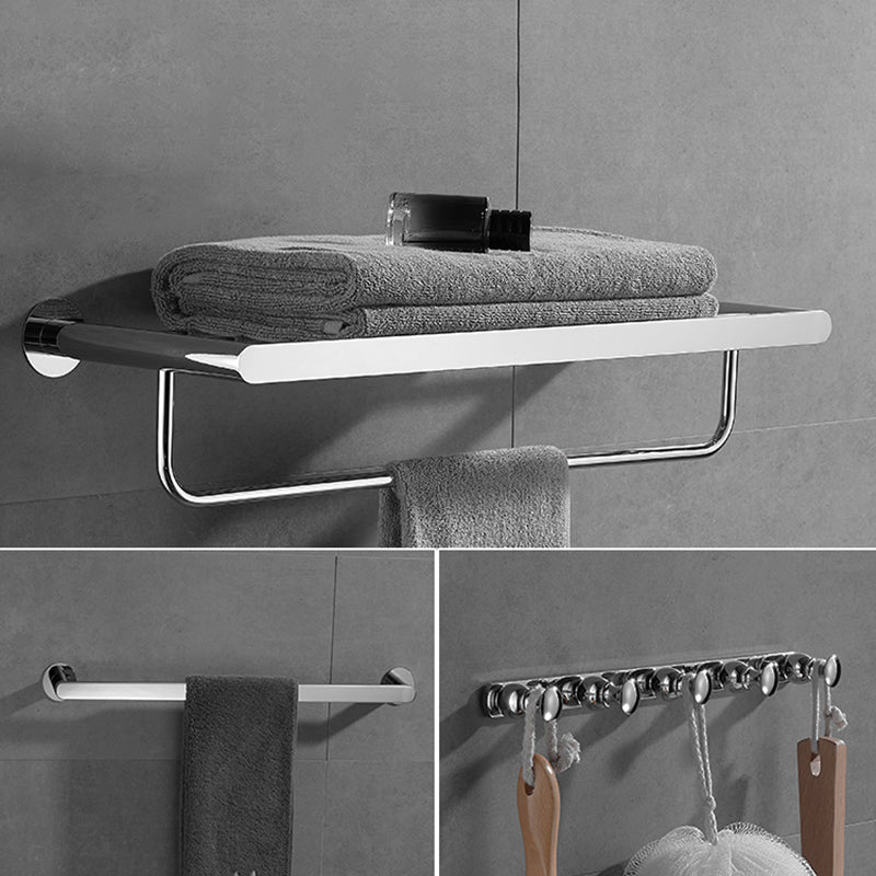Avtoit | Modern Bathroom Accessory Hardware Set Silver Bathroom Hardware Set
