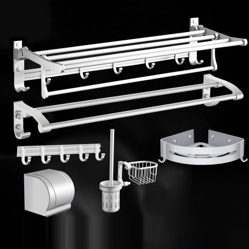 Avtoit | Modern Bathroom Accessories Hardware Set Silver Bathroom Accessories Kit