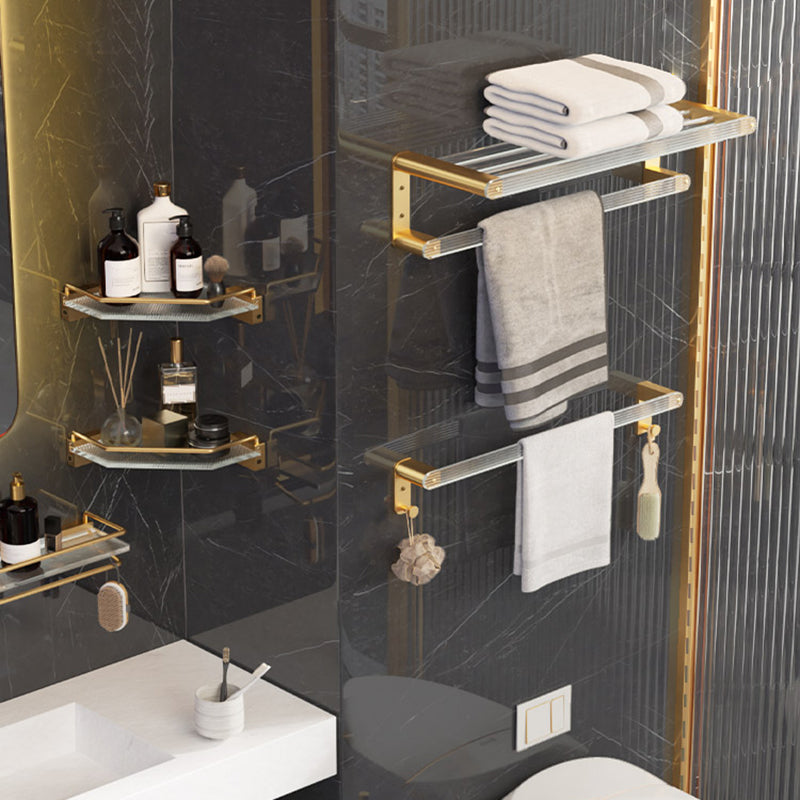 Avtoit | 6-piece Bathroom Set Aluminium and Acrylic Bathroom Accessories Hardware Set