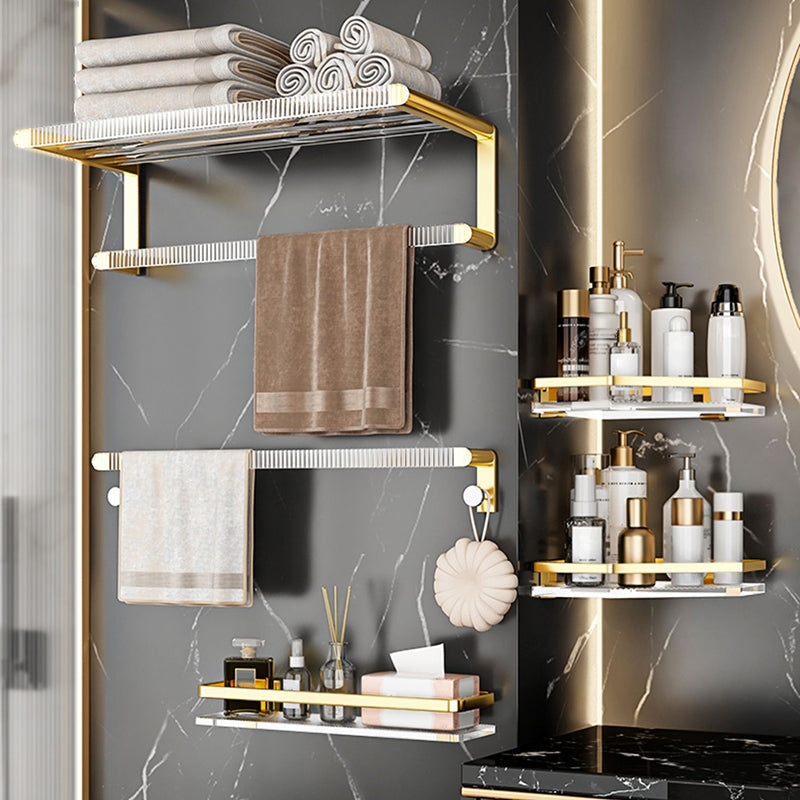 Avtoit | Metal and Acrylic Bathroom Accessory Set Transparent Bathroom Accessories