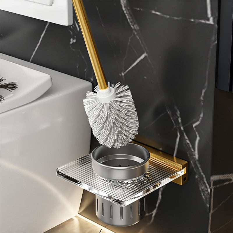 Avtoit | Metal and Acrylic Bathroom Accessory Set Transparent Bathroom Accessories