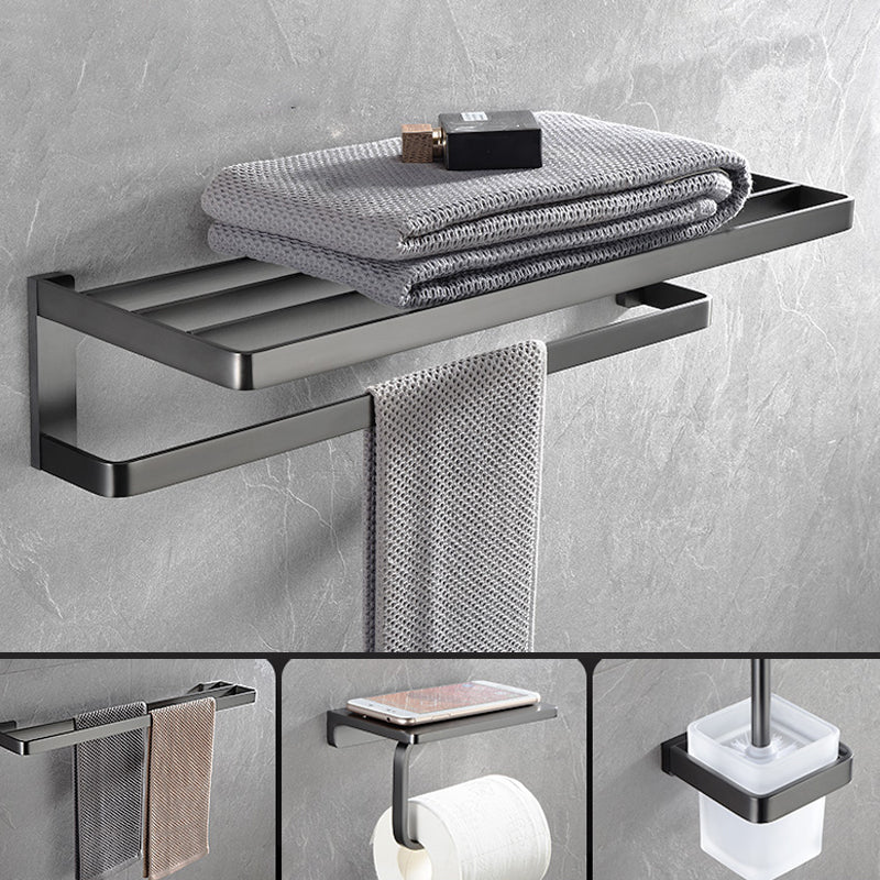 Avtoit | Gray metal modern bathroom accessories as a single item or as a set