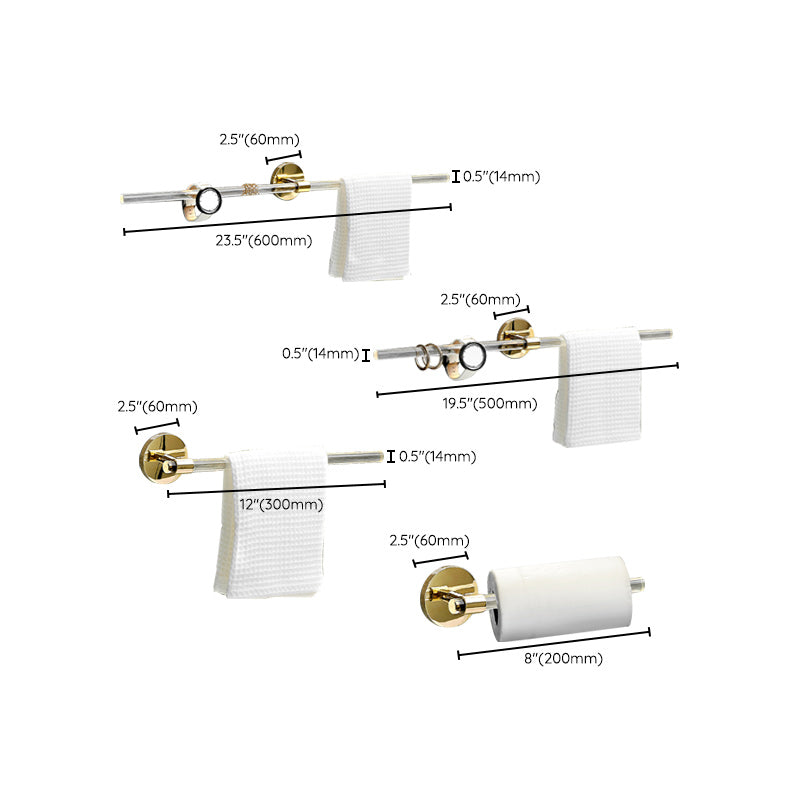 Avtoit | Plastic Modern Bathroom Accessories Hardware Set with Shelf
