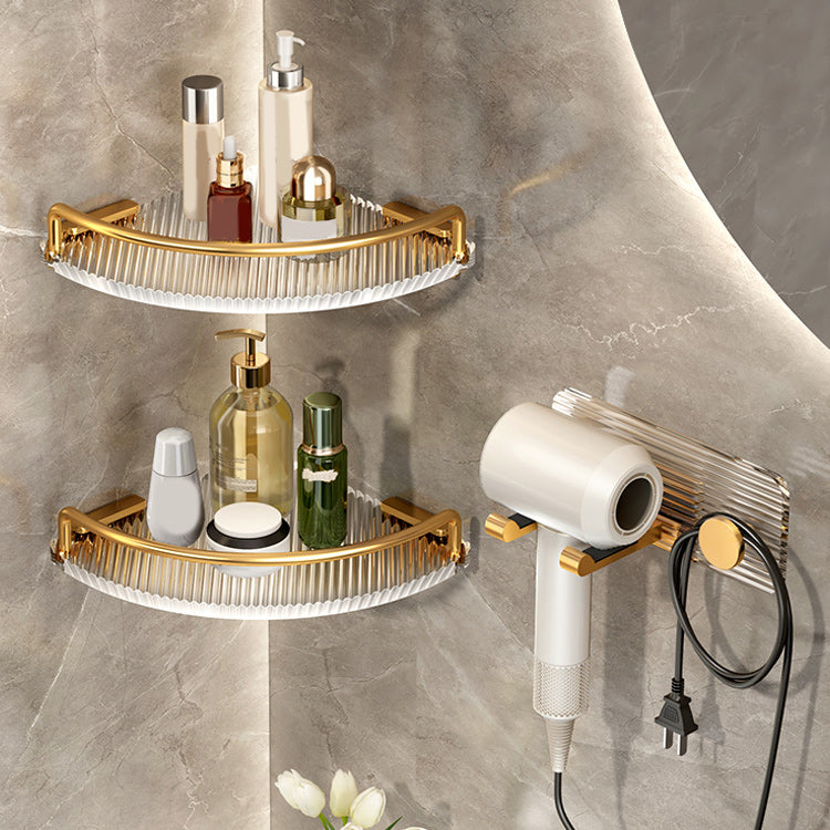 Avtoit | Modern Golden Bathroom Accessories Single Piece or in Set with Bathroom Shelf