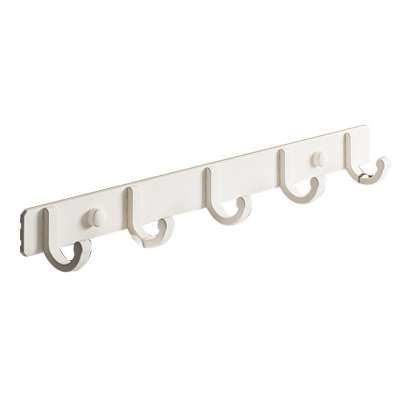 Avtoit | Modern bathroom accessory set in white with bath shelf/towel bar/bath towel hooks