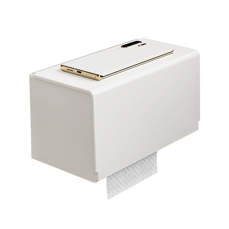 Avtoit | Modern bathroom accessory set in white with bath shelf/towel bar/bath towel hooks